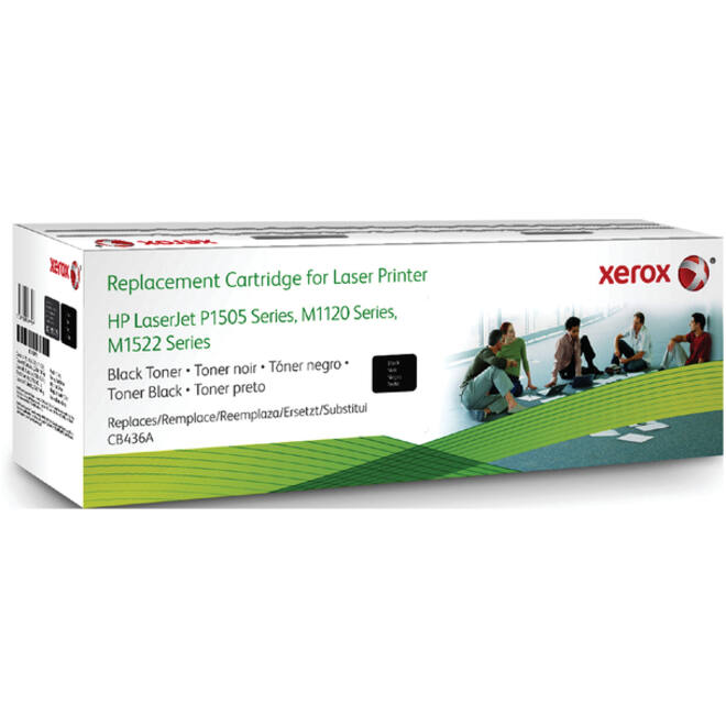 Tonercartridge Xerox alternatief tbv HP CB436A 36A zwart