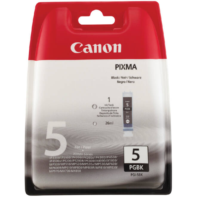 Inktcartridge Canon PGI-5 zwart