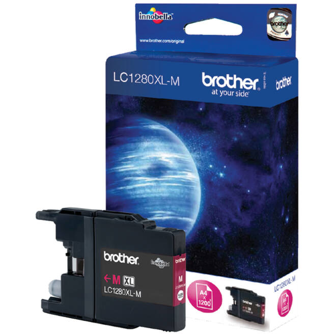 Inktcartridge Brother LC-1280XLM rood