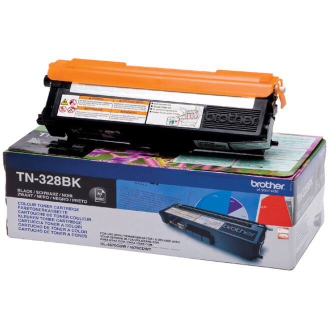 Toner Brother TN-328BK zwart