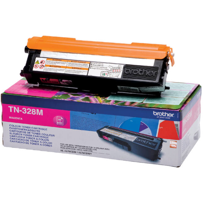 Toner Brother TN-328M rood