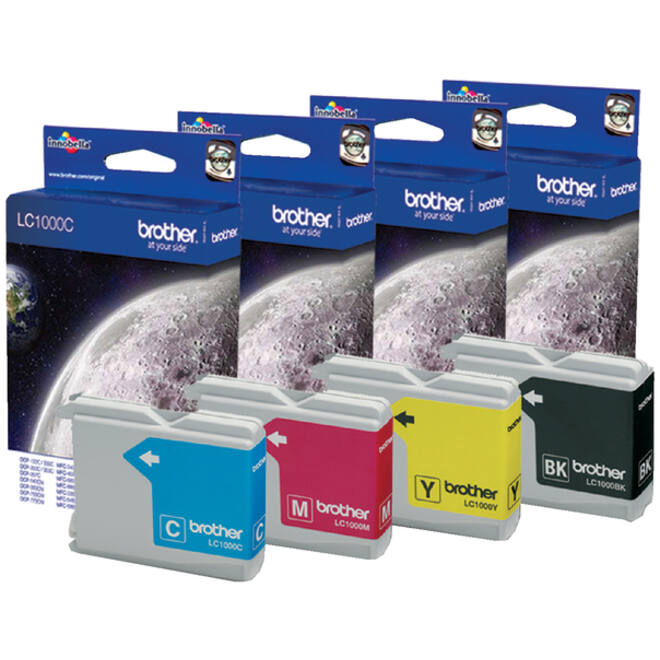 Inktcartridge Brother LC-1000C blauw