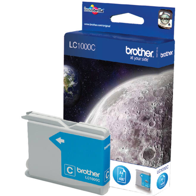 Inktcartridge Brother LC-1000C blauw