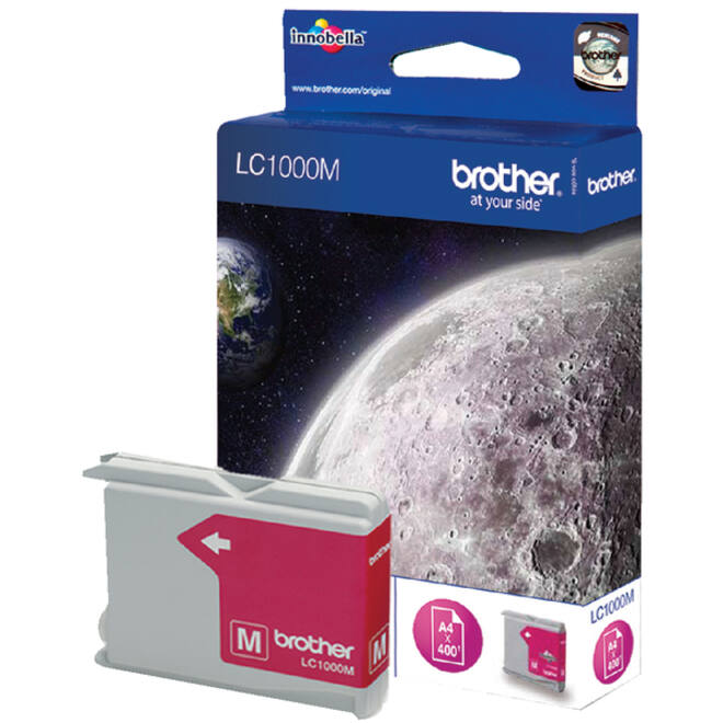 Inktcartridge Brother LC-1000M rood