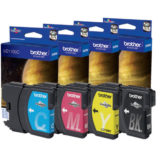 Inktcartridge Brother LC-1100M rood
