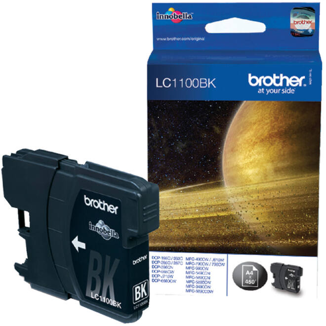 Inktcartridge Brother LC-1100BK zwart