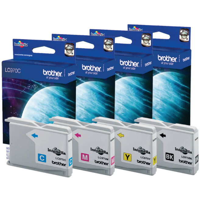Inktcartridge Brother LC-970Y geel