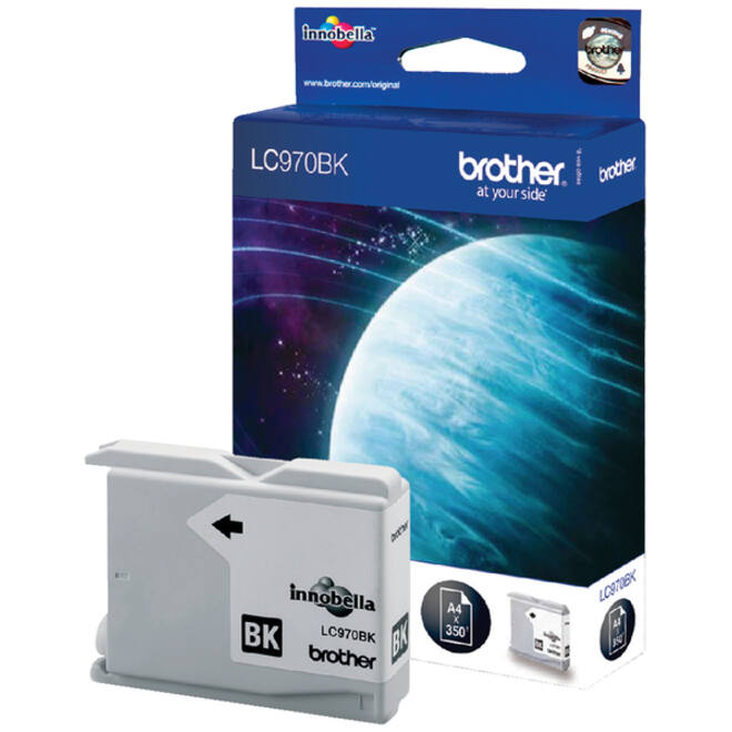 Inktcartridge Brother LC-970BK zwart