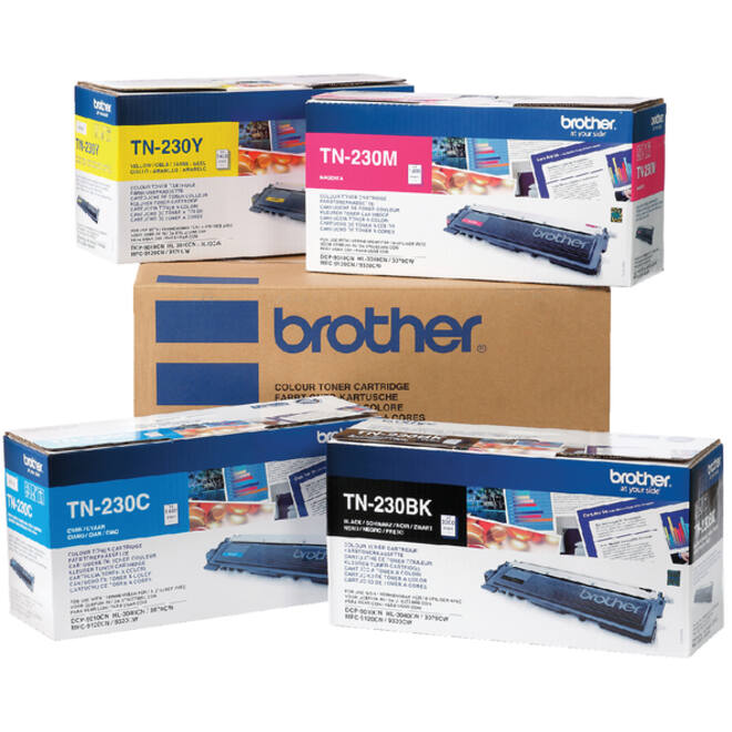 Toner Brother TN-230Y geel