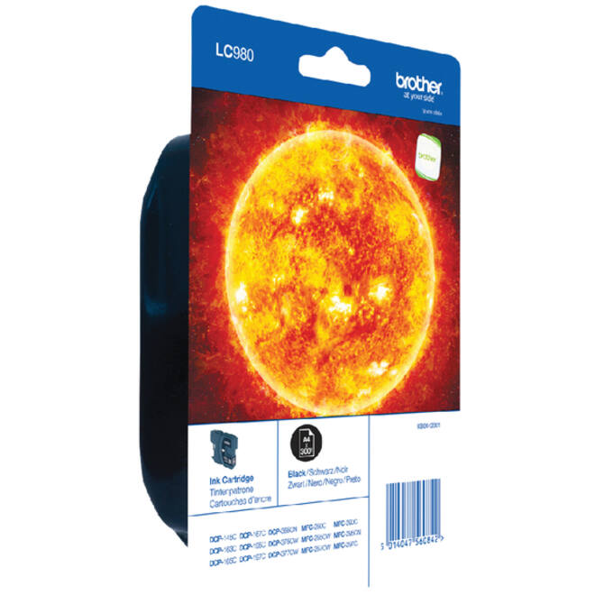 Inktcartridge Brother LC-980BKBP zwart