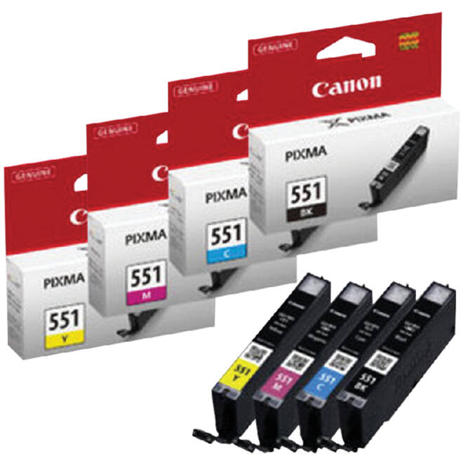 Inktcartridge Canon CLI-551grijs
