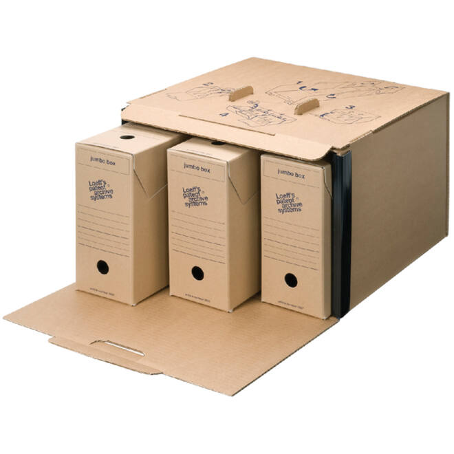 Gemeentearchiefdoos Loeff's Jumbo Box 3007 370x255x115mm