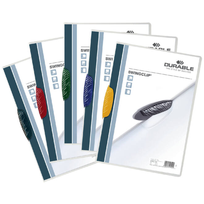 Klemmap Durable Swingclip 30 vellen zwart
