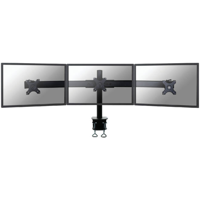 Monitorarm Neomounts D700D 3x10-27" met klem zwart