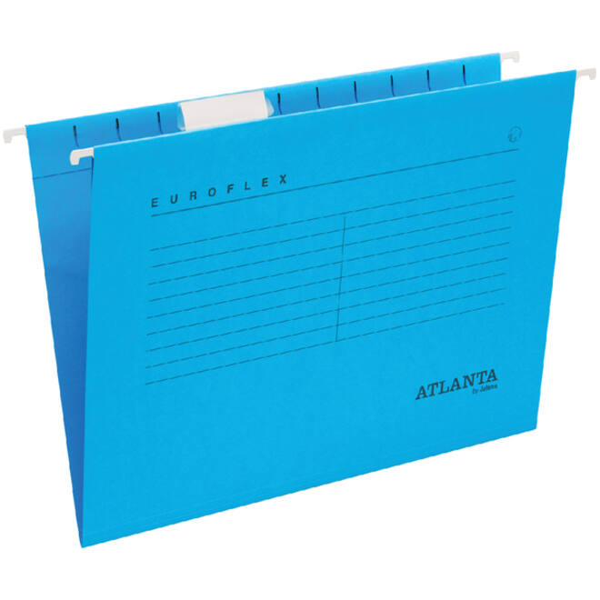 Hangmap Djois Euroflex recycled A4 V-bodem blauw 25 stuks