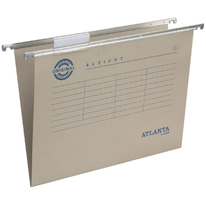 Hangmap Djois Alzicht frontaal A4 recycled V-bodem 312x235mm grijs