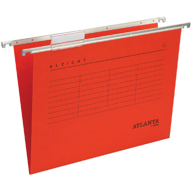 Hangmap Djois Alzicht folio frontaal recycled V-bodem rood