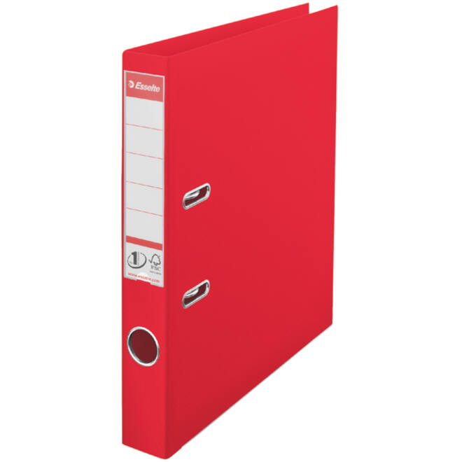 Ordner Esselte Vivida No.1 50mm PP A4 rood