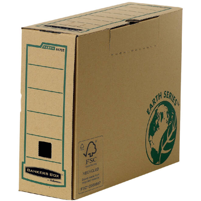 Archiefdoos Bankers Box Earth A4 100mm bruin