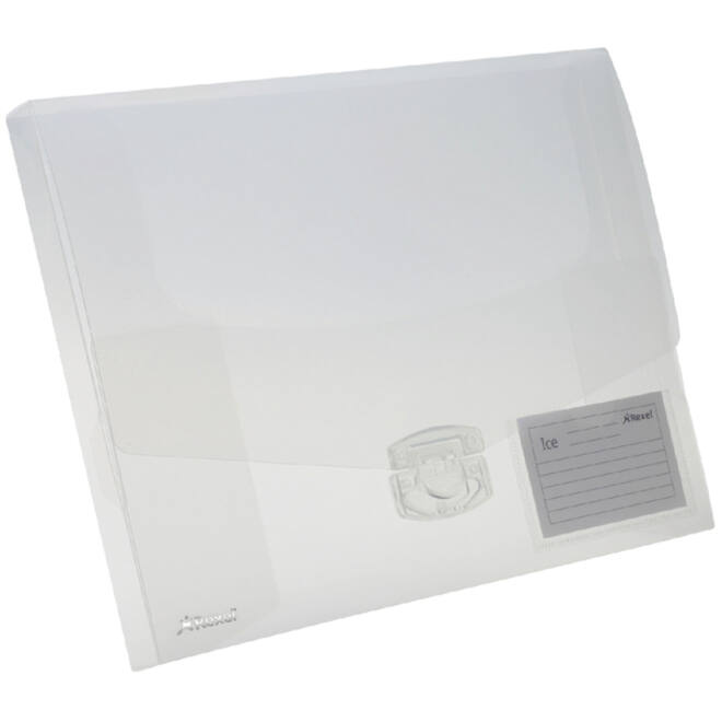 Elastobox Rexel ice 25mm transparant