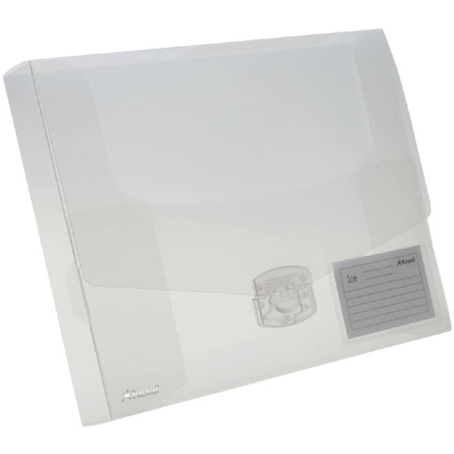 Elastobox Rexel ice A4+ 40mm transparant