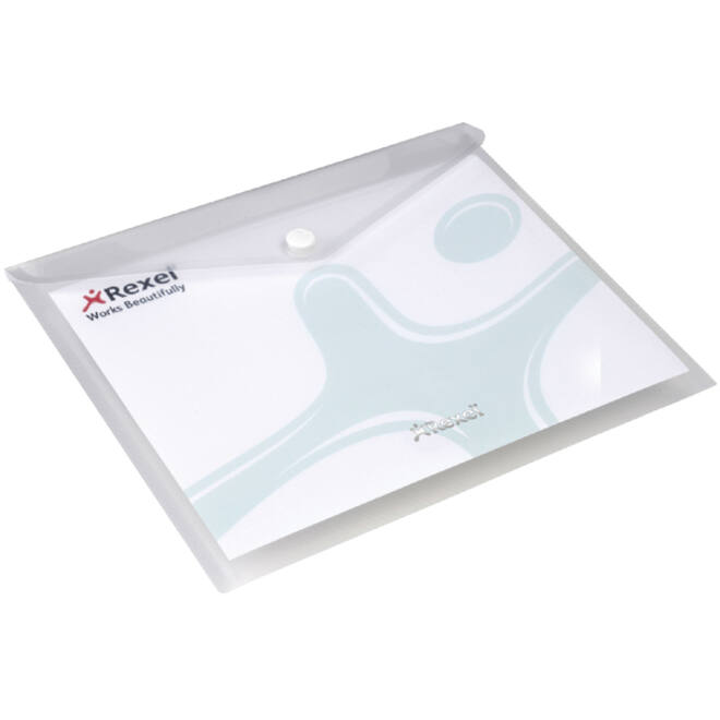 Enveloptas Rexel ice A5 transparant
