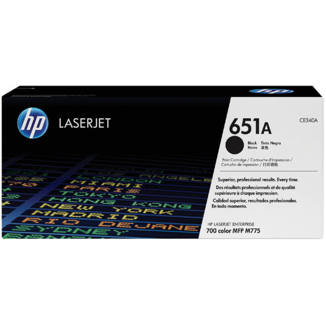 Tonercartridge HP CE340A 651A zwart