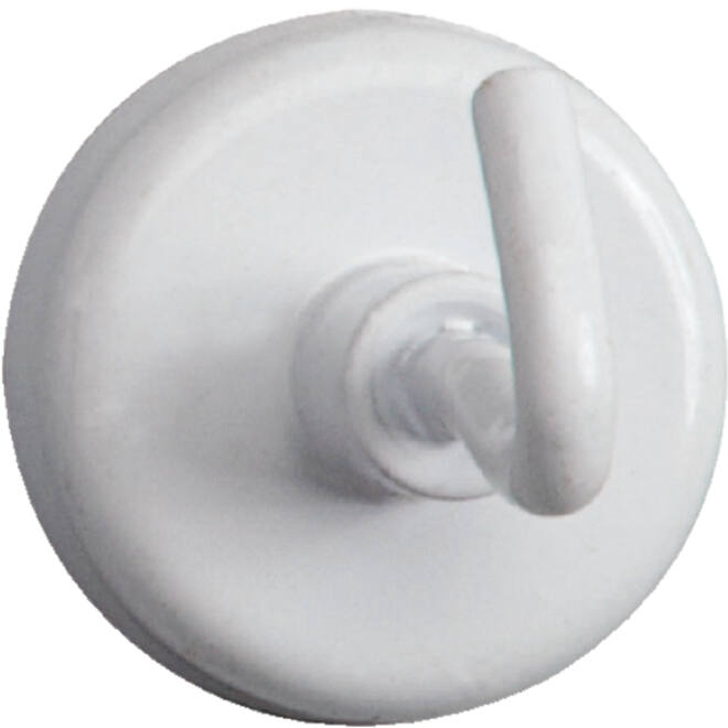 Magneet met haak MAUL 25mm trekkracht 3kg wit