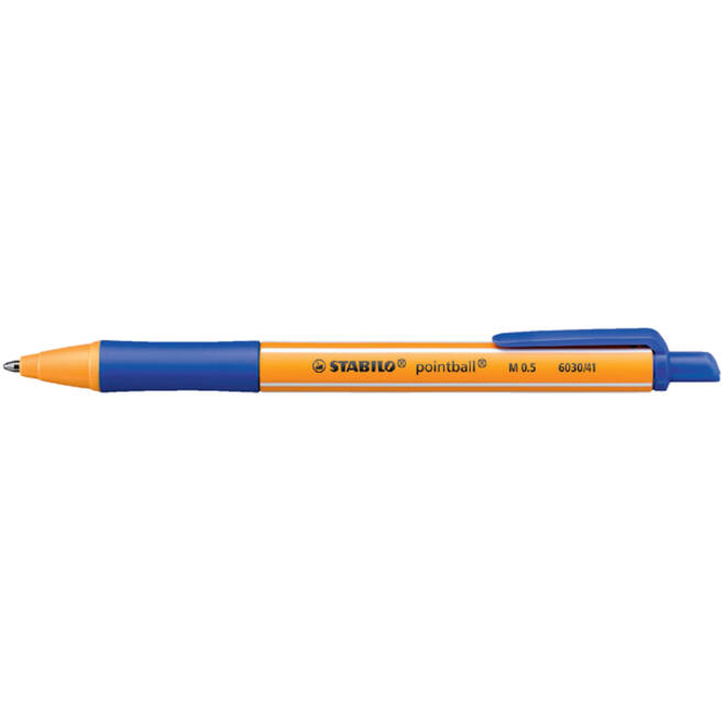 Balpen STABILO pointball 6030/41 medium blauw