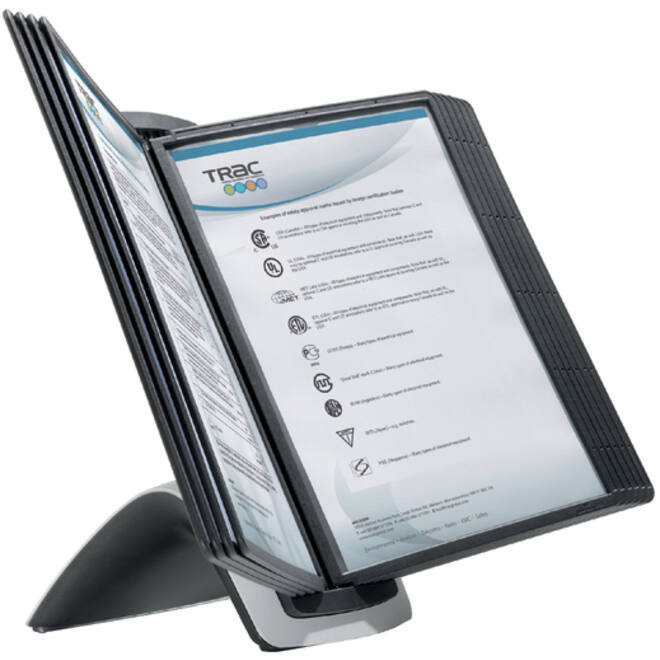 Bureaustandaard Durable 5855 Sherpa Style 10-tassen zwart