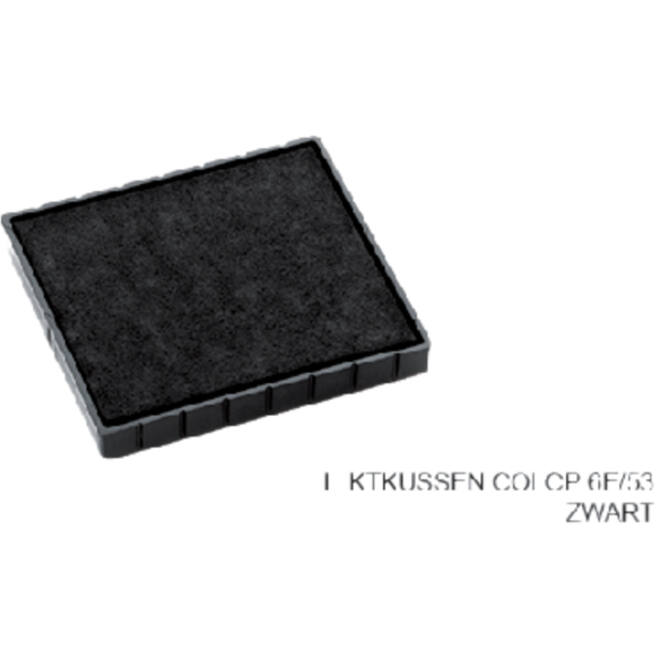 Stempelkussen Colop 6E/53 zwart