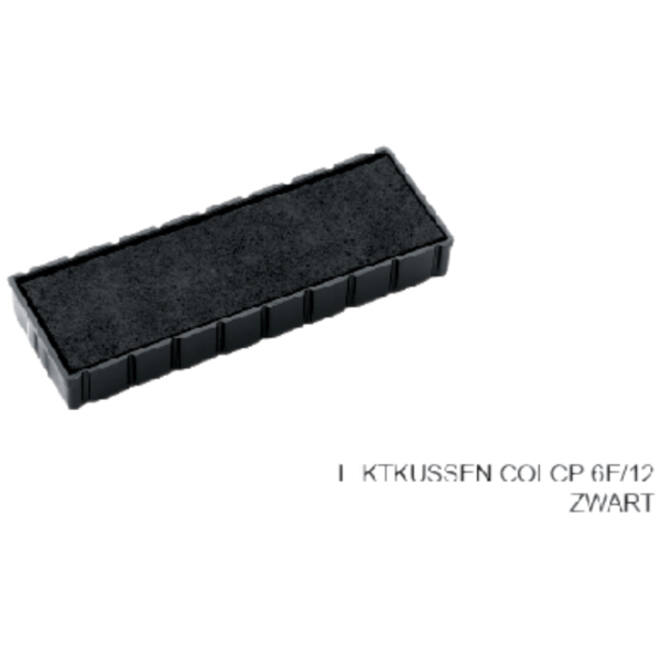 Stempelkussen Colop 6E/12 zwart