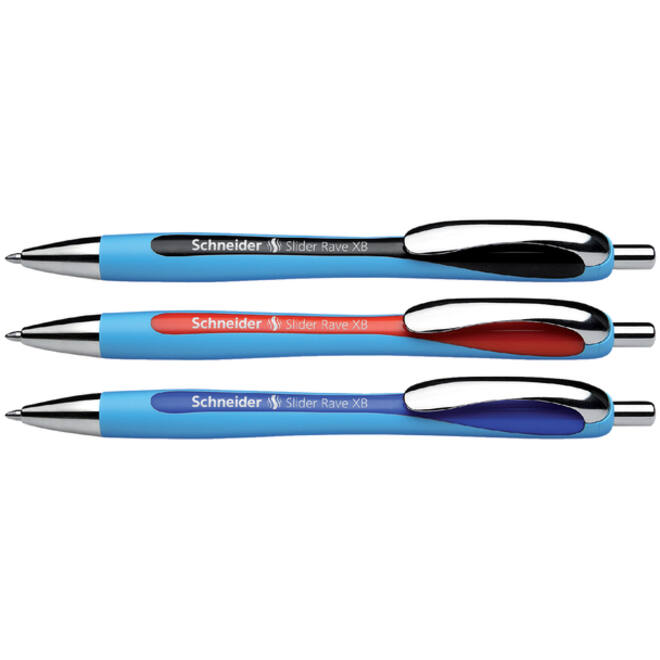 Balpen Schneider Slider Rave extra breed donkerblauw