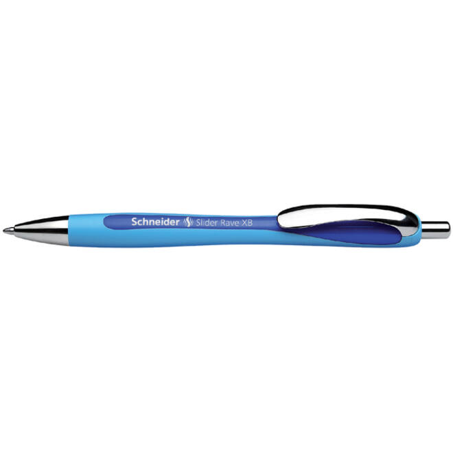 Balpen Schneider Slider Rave extra breed donkerblauw