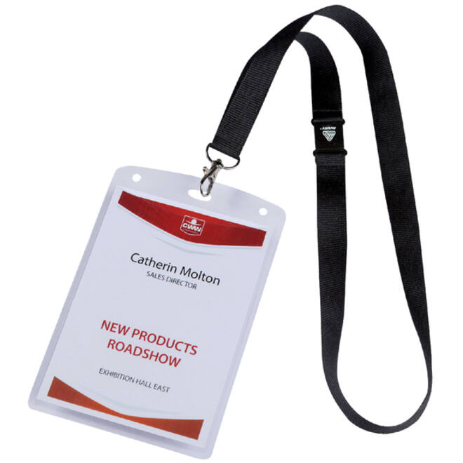 Badge Avery 4834 A6 hoes + insteekkaarten 10 stuks
