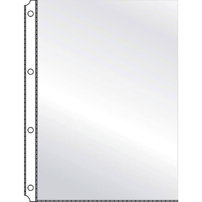 Showtas Quantore A4 4-gaats PP 0.08mm glad 100 stuks