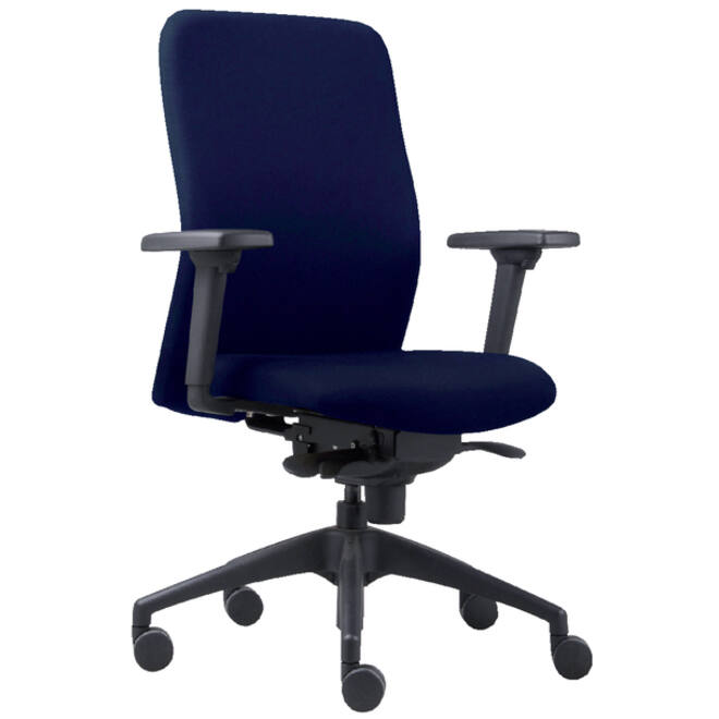 Bureaustoel Euroseats Vigo blauw