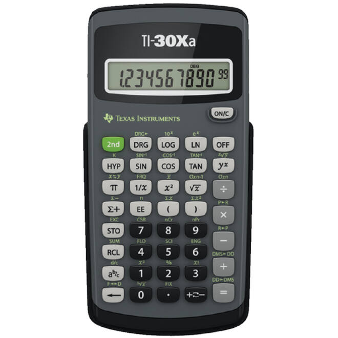 Rekenmachine TI-30XA