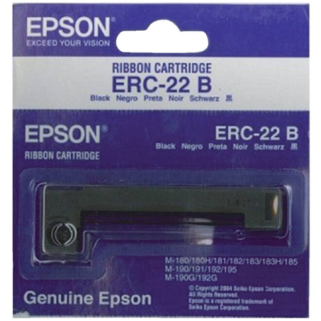 Lint Epson S015204 voor ERC22 nylon zwart
