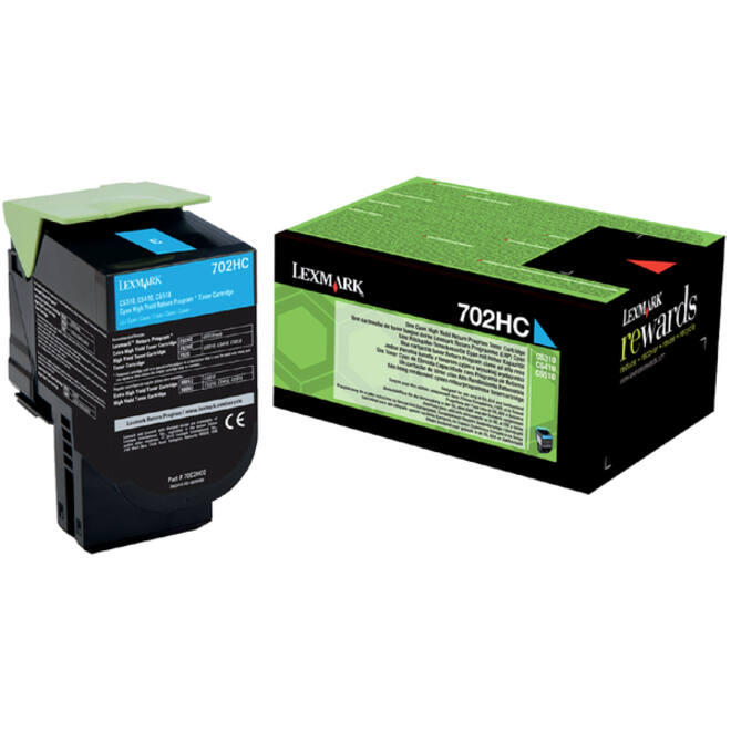 Tonercartridge Lexmark 70C2HC0 prebate blauw