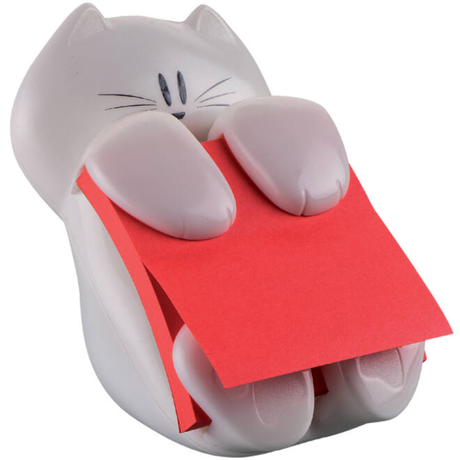 Memoblokdispenser Post-it Z-Notes Kat 76x76mm incl notes roze