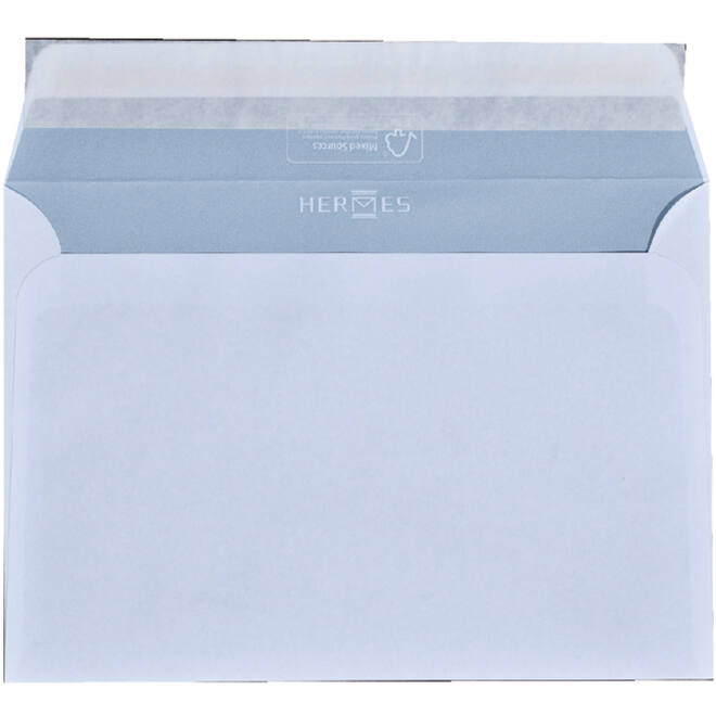 Envelop Hermes bank C5 162x229mm zelfklevend wit doos à 500 stuks