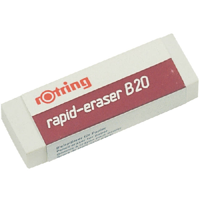 Gum rOtring Rapid B20 65x23x10mm potlood wit