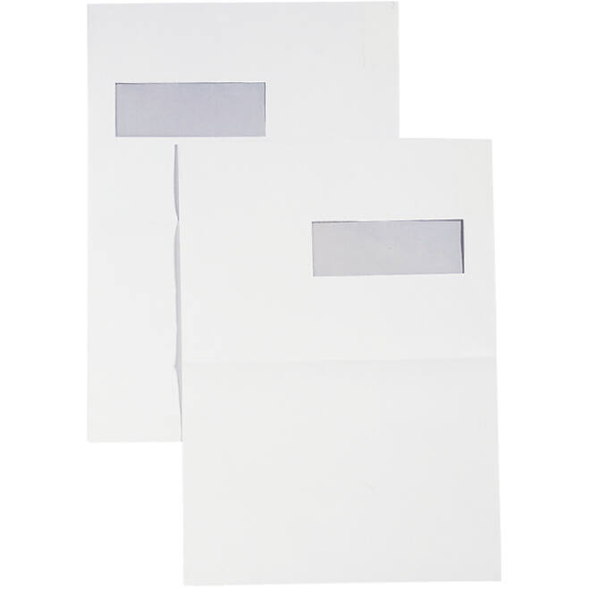 Envelop Quantore 229x324mm venster 4x11cm links zelfkl 250st
