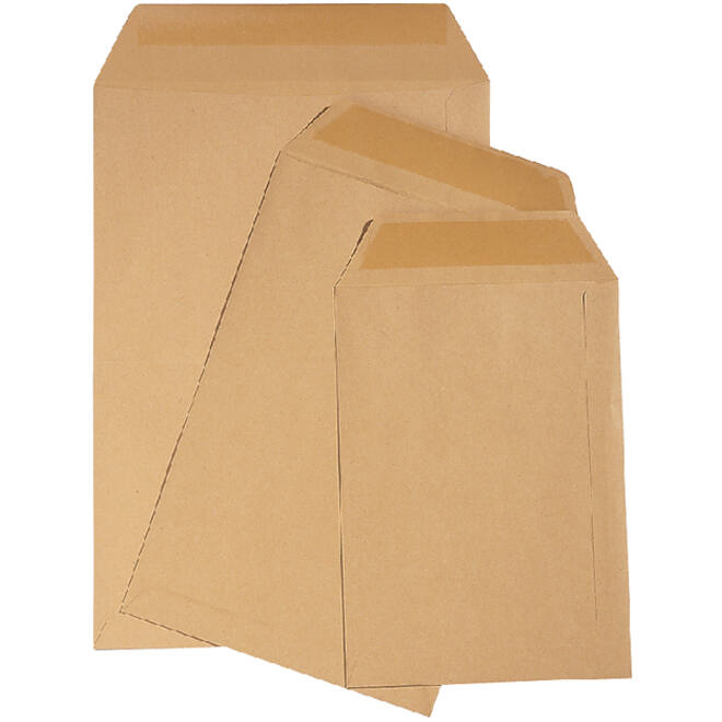 Envelop Quantore loonzak 65x105 70gr bruin 1000stuks
