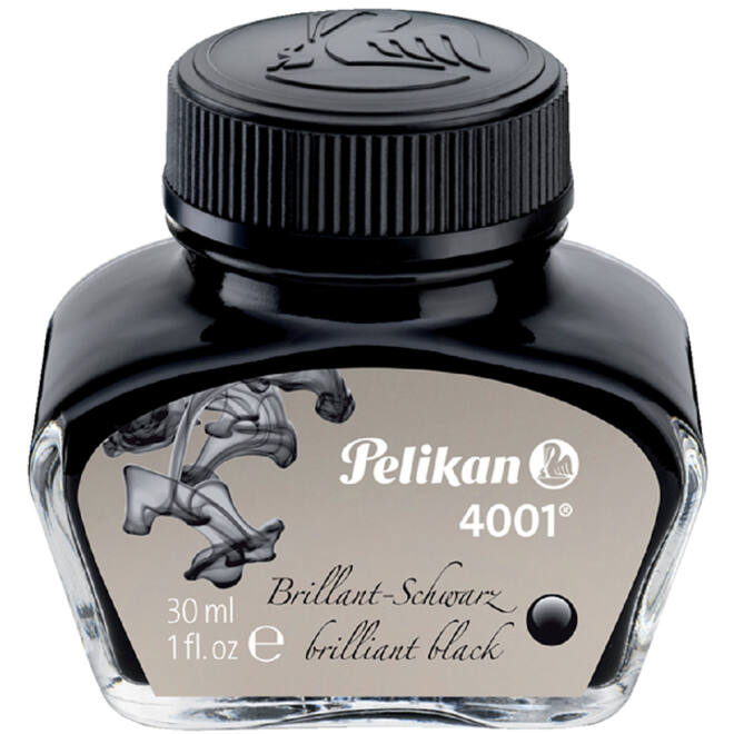 Vulpeninkt Pelikan 4001 30ml briljant zwart