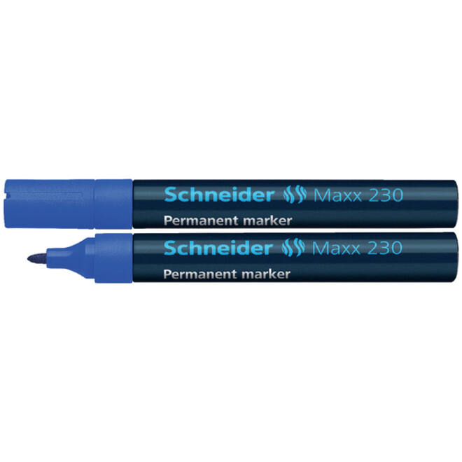 Viltstift Schneider Maxx 230 rond 1-3mm blauw
