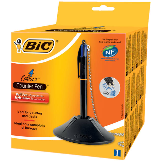 Baliebalpen Bic met ketting medium zwart