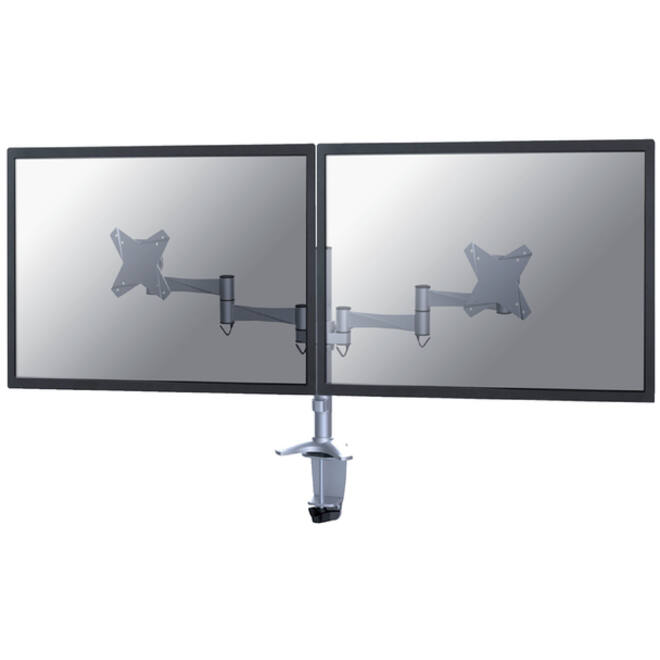 Monitorarm Neomounts D1330D 2x10-27" zilvergrijs