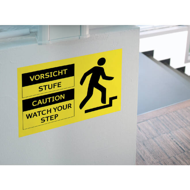 Etiket HERMA 8032 105x148mm weerbestendig geel 100stuks